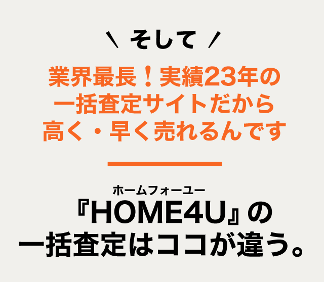 業界最長実績23年の一括査定サイトだから高く・早く売れるんです