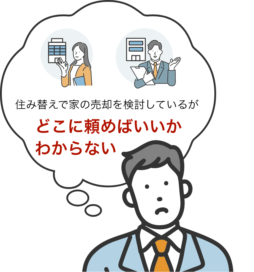 住み替えで家の売却を検討しているがどこに頼めばいいかわからない