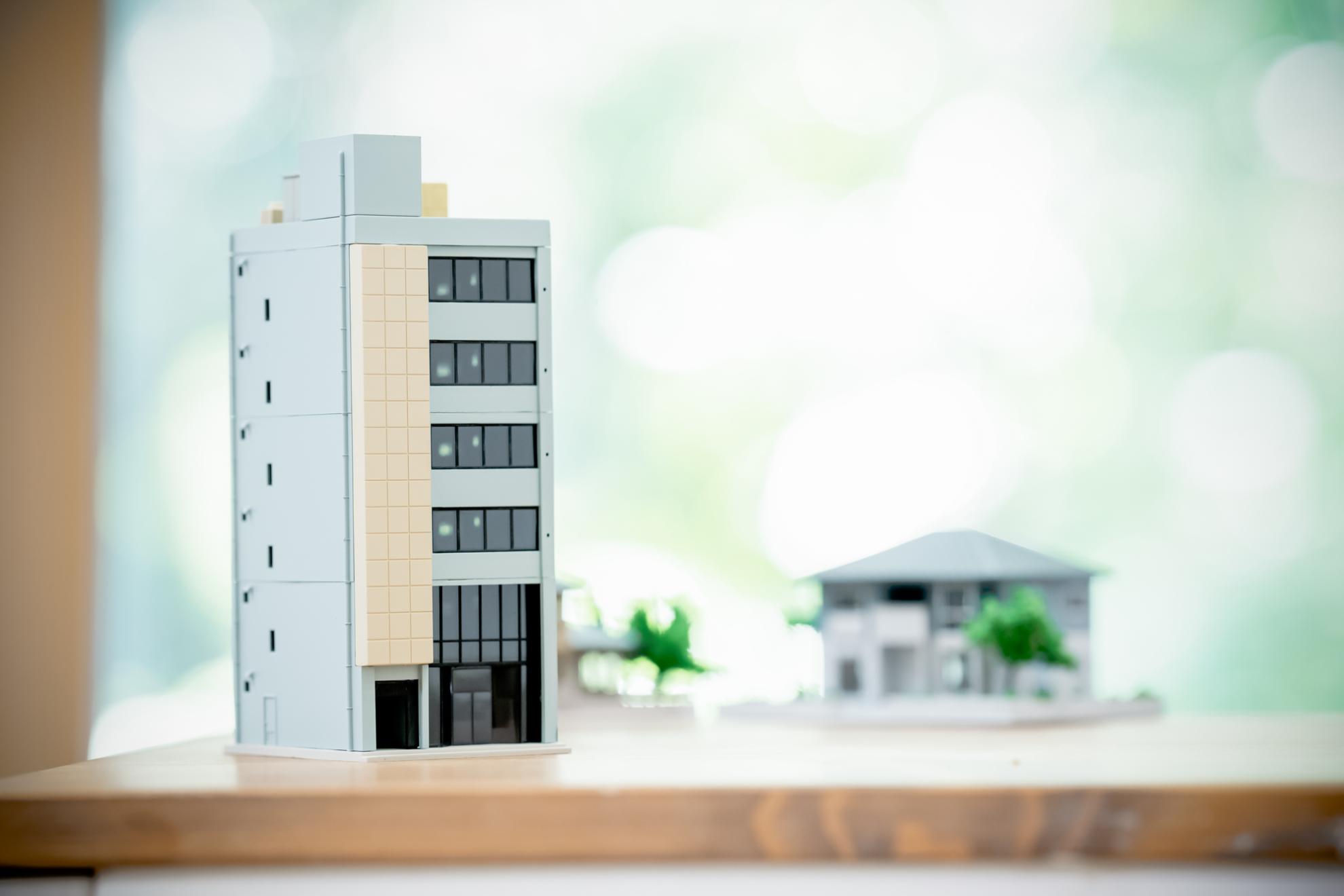 マンションの模型