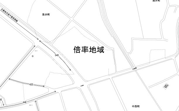 路線価がない地域は「倍率地域」と呼ばれます