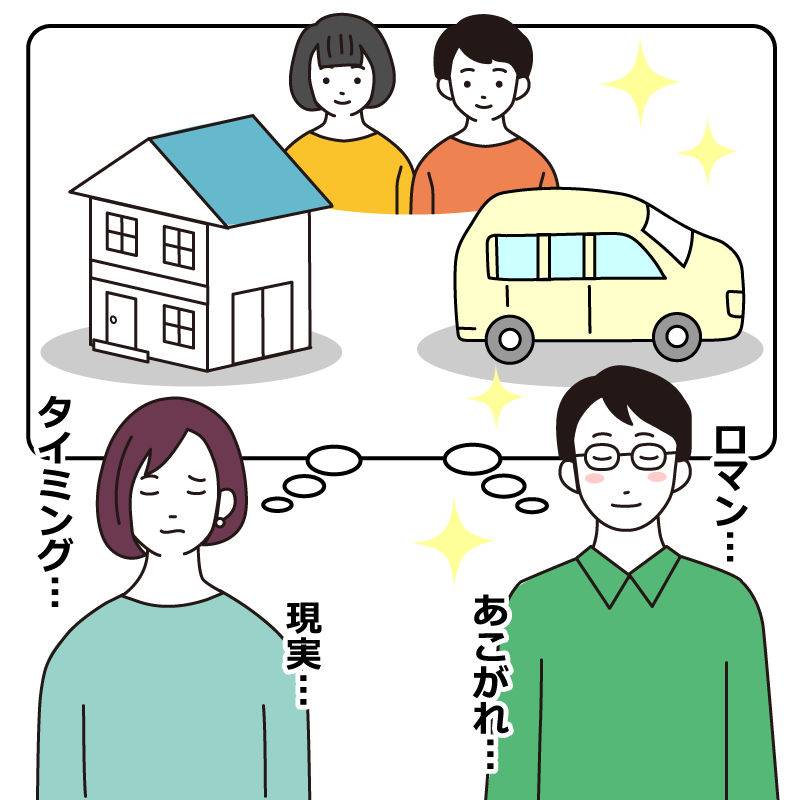 マイホームに対する思いは、男女で異なる