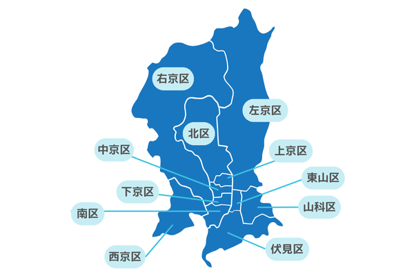 京都市区地図