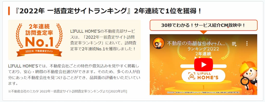 HOMESの実績